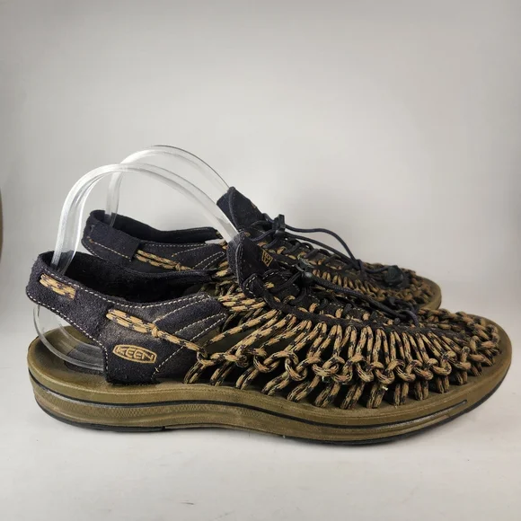 KEEN Men's Uneek Cord Trekking Sandal Size 12 EU 46 Shoe Outdoors - Picture 2 of 11